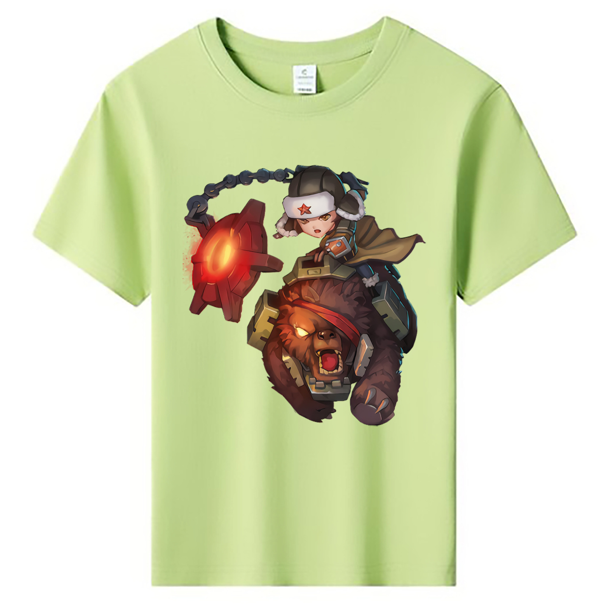 （画像用） リーグ・オブ・レジェンド League of Legends LOL 綿100％キッズTシャツ（フロントプリント）